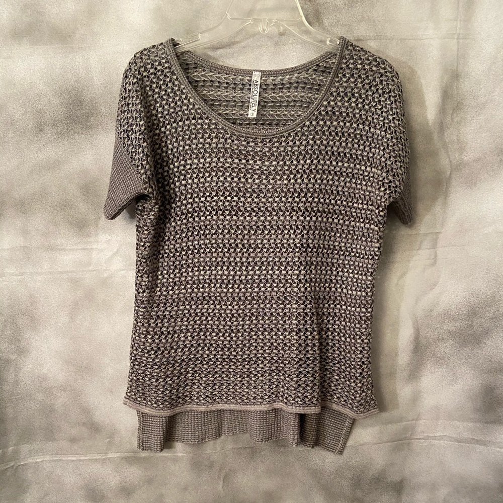 Sheer Metallic Blouse with beautiful woven pattern